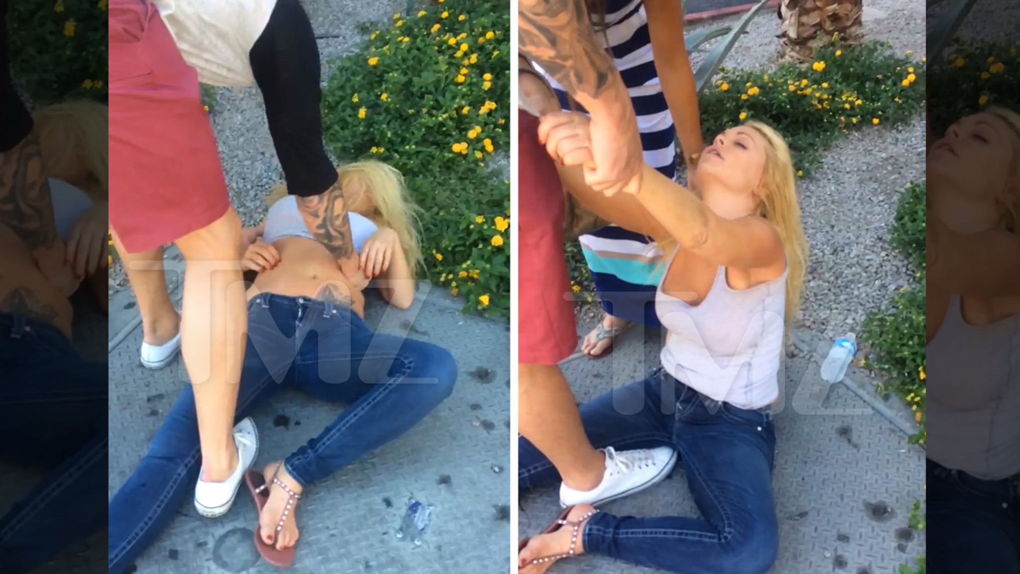 Porn Star Jesse Jane -- Passed OUT COLD On the Vegas Strip! (VIDEO)