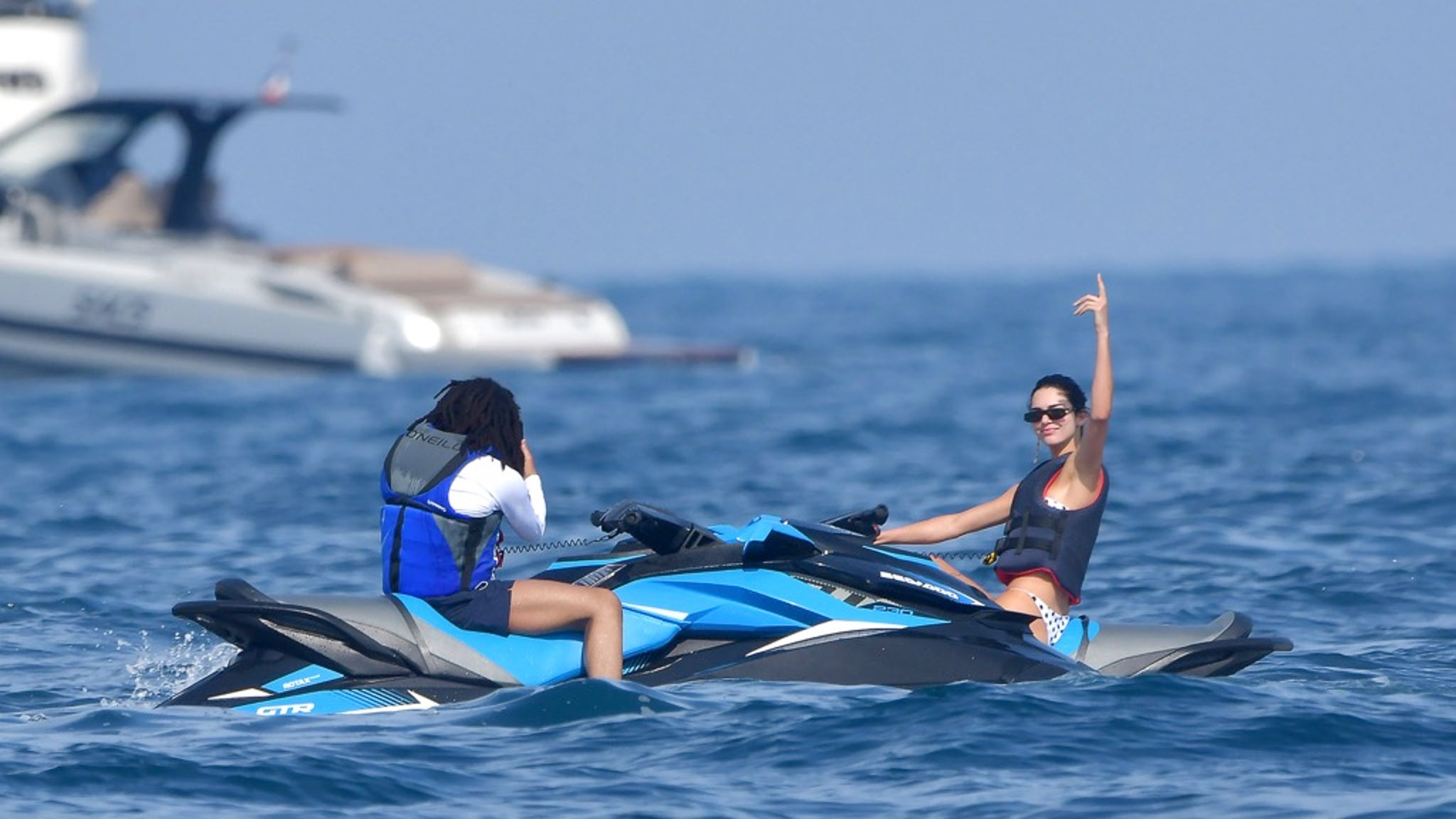 Kendall Jenner Jetskis In Monaco 