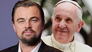 leonardo dicaprio and pope francis getty 1