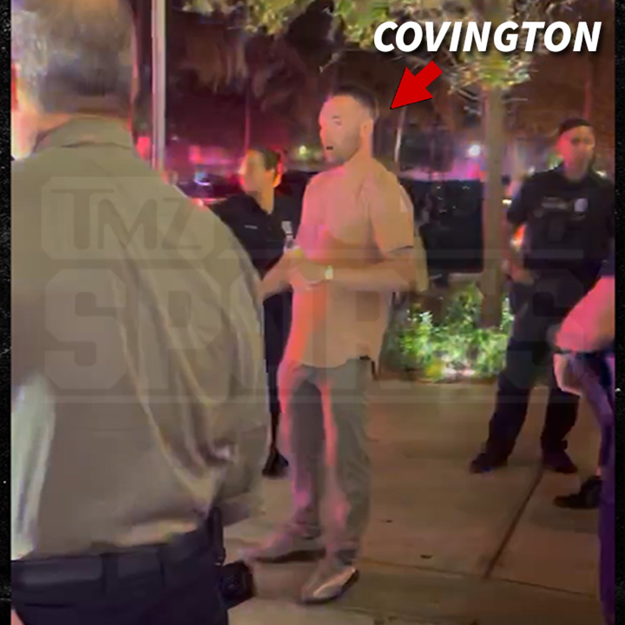 Video Shows Colby Covington Surrounded By Cops After Alleged Fight W Jorge Masvidal