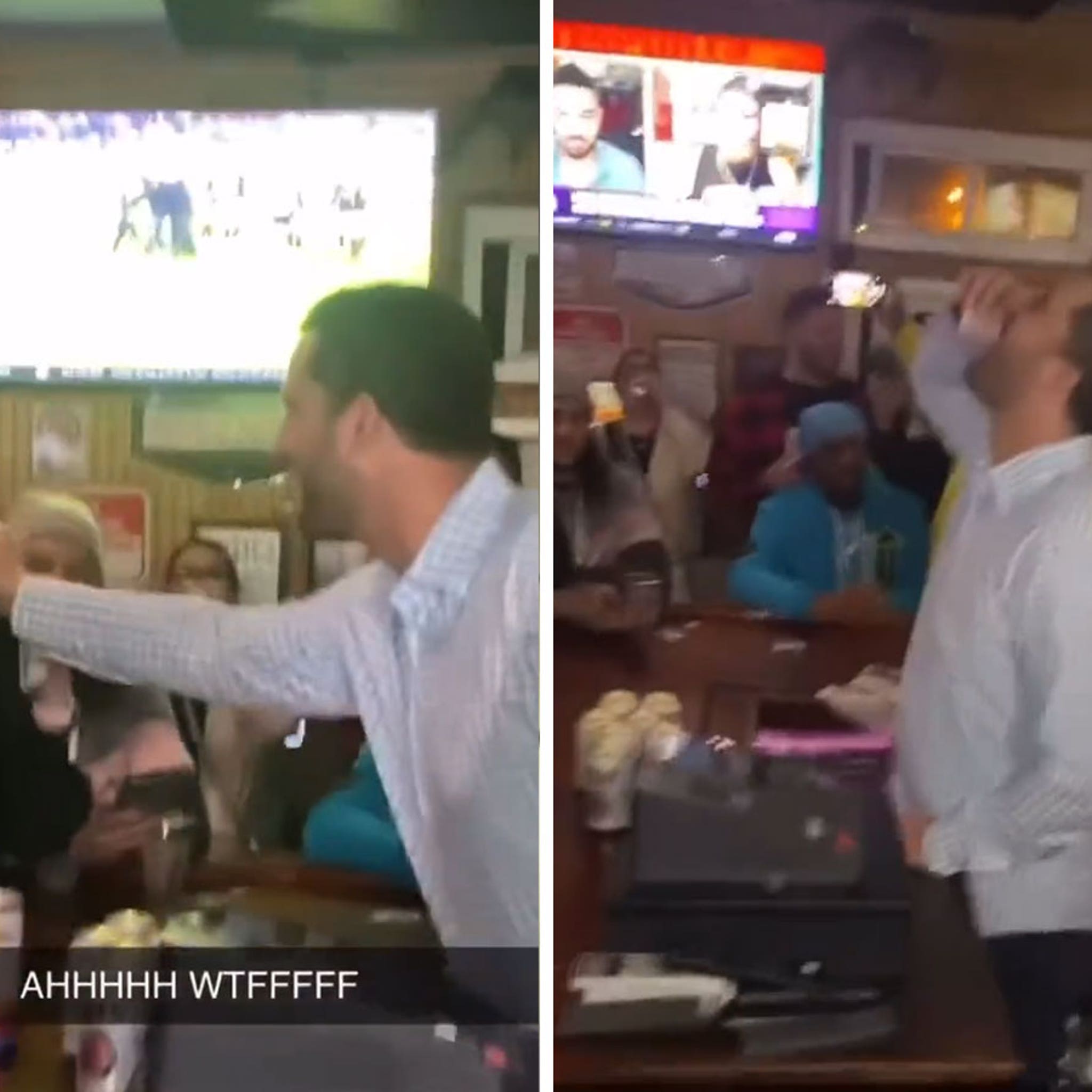 Eagles' Nick Sirianni pounds shots with fans at N.J. bar (VIDEO