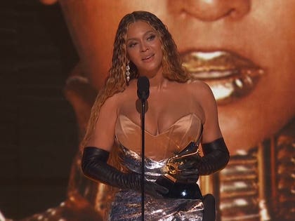 Beyonce breaks Grammy's record