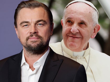 leonardo dicaprio and pope francis getty 1