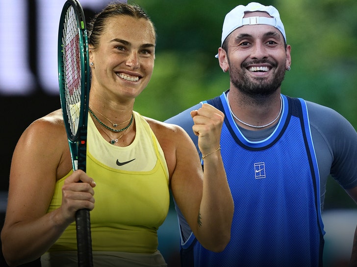 Nick Kyrgios and Aryna Sabalenka getty 1