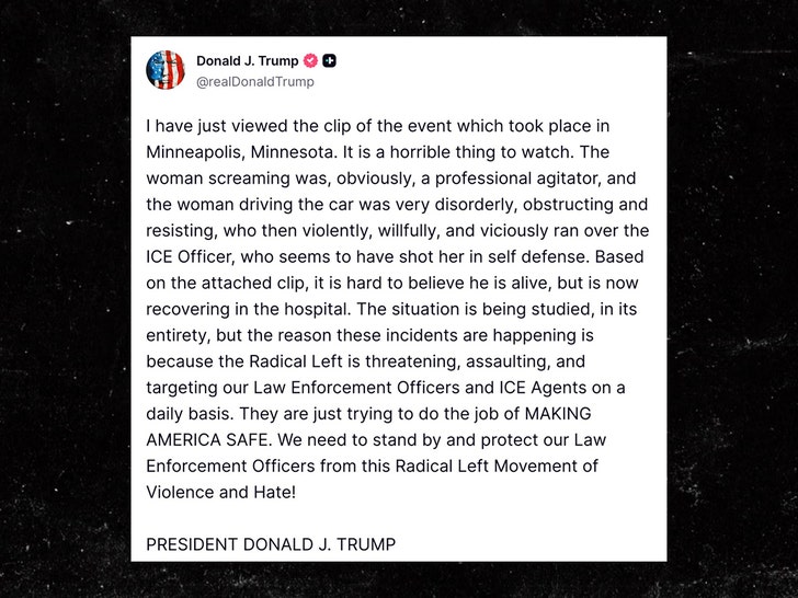 donald trump ice mn shooting x 1