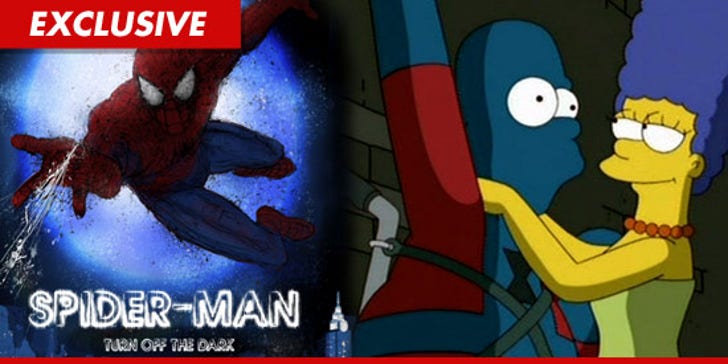 Spider-Man' to 'The Simpsons' -- Thanks for the Halloween Pot :: 1031-spiderman-simpsons-ex