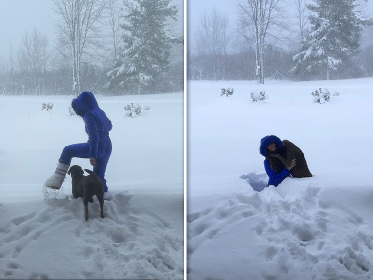 Buffalo Bills football stadium buried in snow