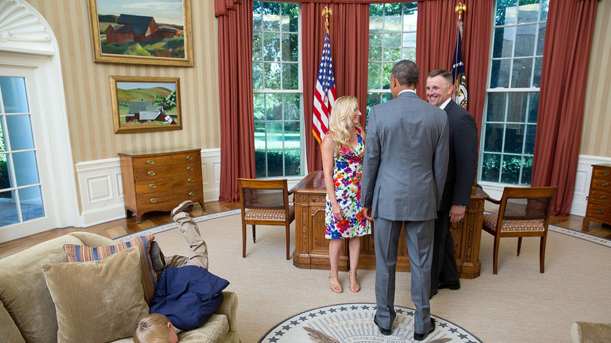 Chillin' in the Oval Office