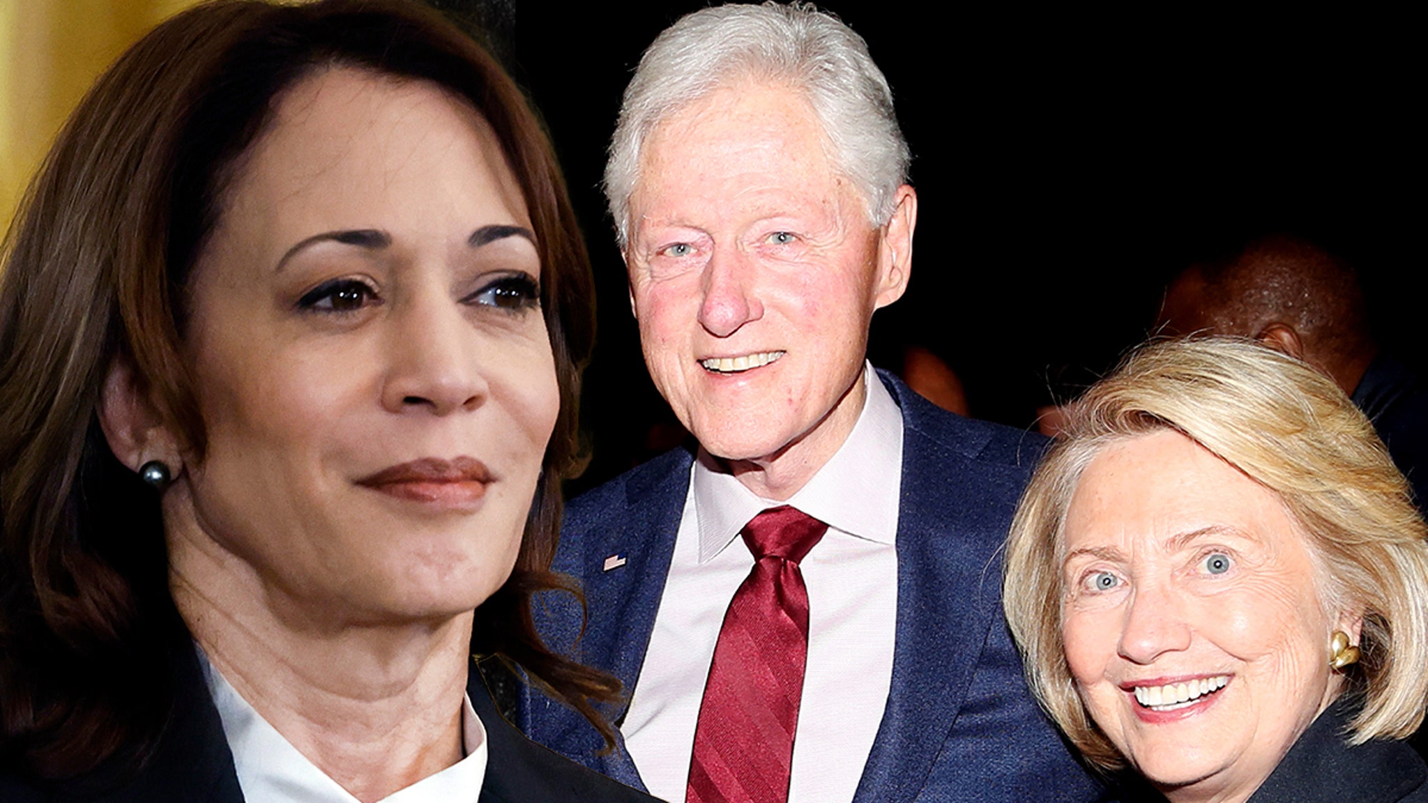 Bill and Hillary Clinton Endorse Kamala Harris For President
