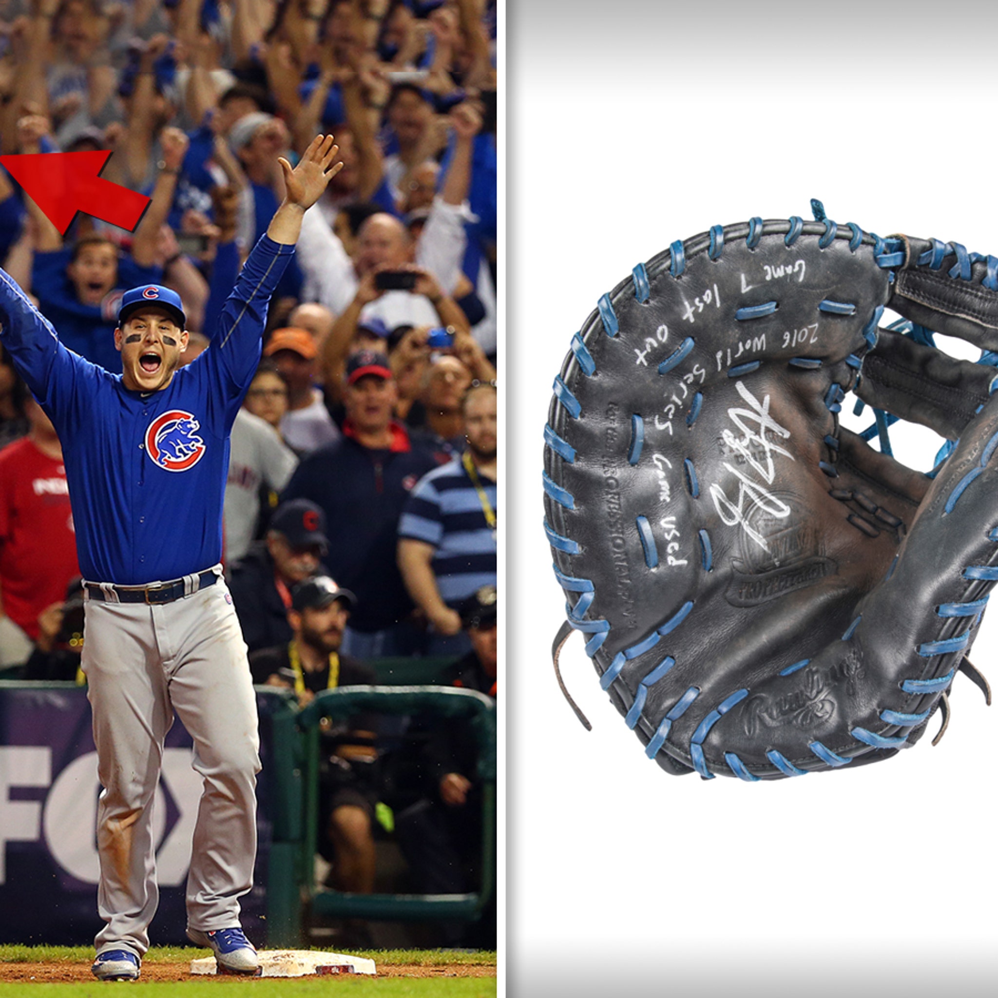 Kris Bryant & Anthony Rizzo's World Series Mitts Hit Auction, The