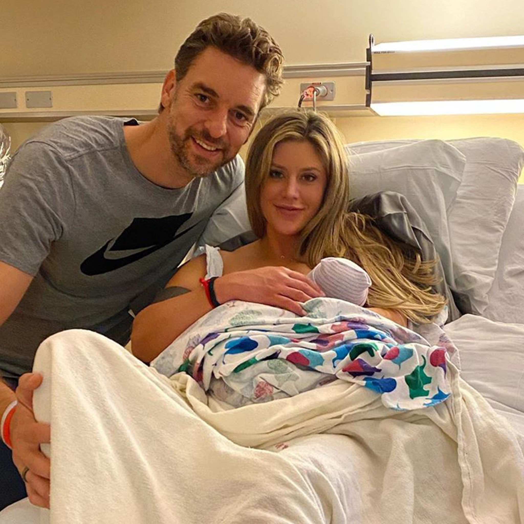 Pau Gasol and his wife have named their newborn daughter Elisabet