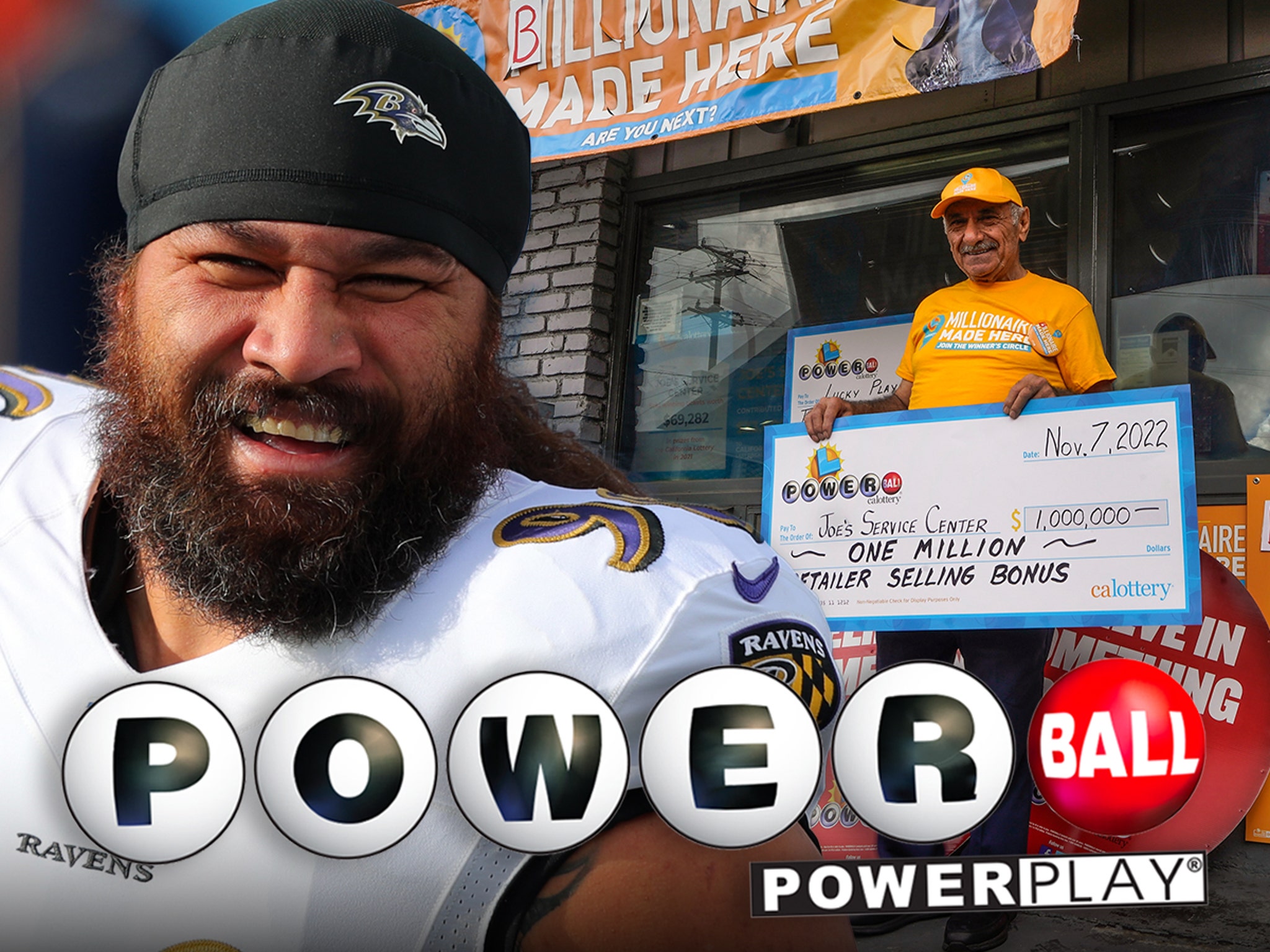 Former NFL player linked to winning Powerball ticket sold in Los Angeles  area