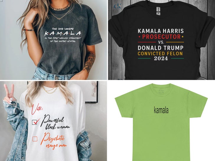 Kamala Harris Merch Designs On Etsy