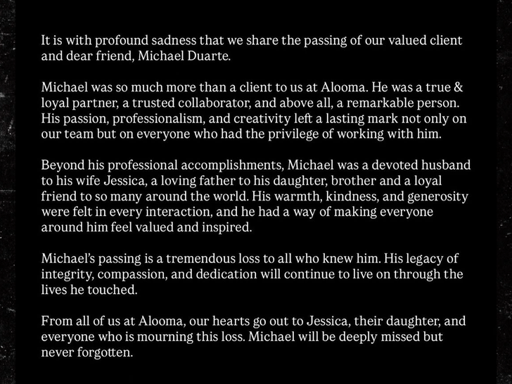 Morte di Michael Duarte, installazione 1