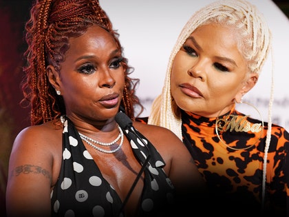 mary j blige and Misa Hylton getty 1