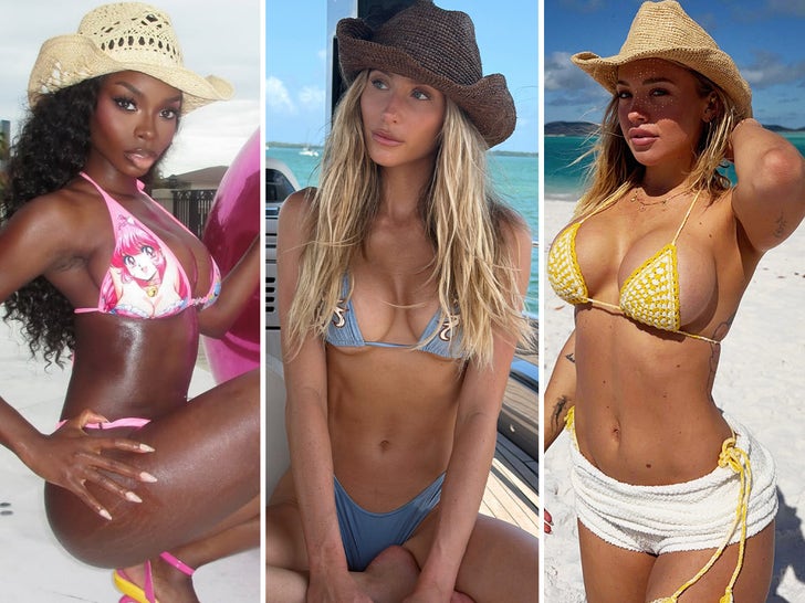 Bikini Babes In Cowboy Hats