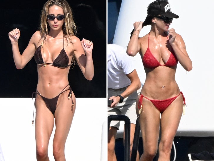 Alix Earle And Stassie Karanikolaou Turn Up In Stingy Bikinis During Italian Vacay