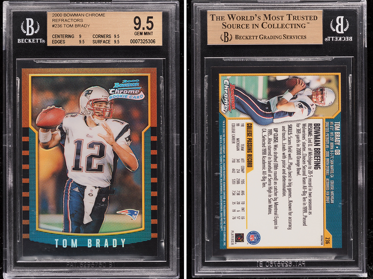 San Clemente Man Sells Tom Brady Rookie Card, to Share Proceeds