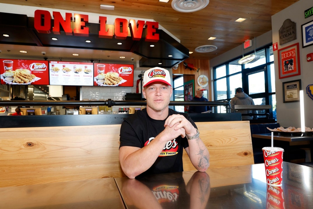 Christian And Luke McCaffrey At Raising Cane's 11
