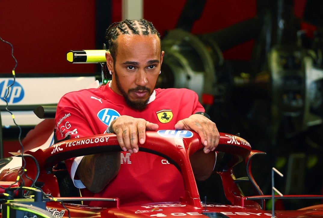 Lewis Hamilton Behind The Wheel 0