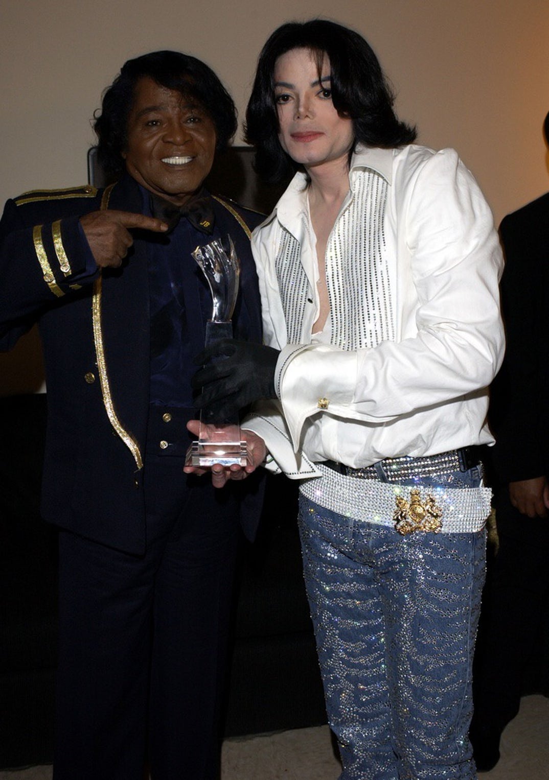 Michael Jackson presented James Brown with a Lifetime Achievement Award!