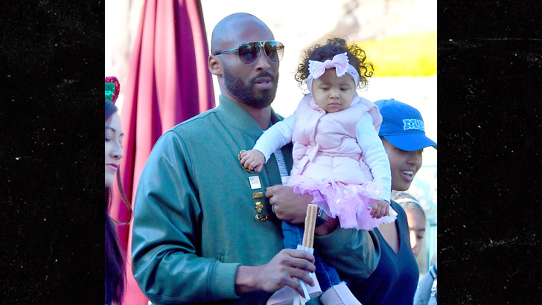 Kobe Bryant & Fam Hit Disneyland for Baby Mamba's 1st Birthday
