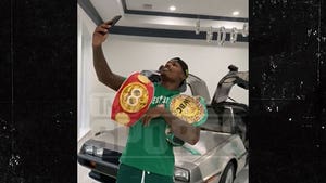 Boxing Champ Jermall Charlo Decorates New Mansion With In-Home DeLorean!