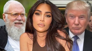 Kim Kardashian Tells Letterman She Stands By Working with Trump