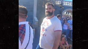 Jason Kelce Rocks Mickey Mouse T-Shirt On Disney Day With Family