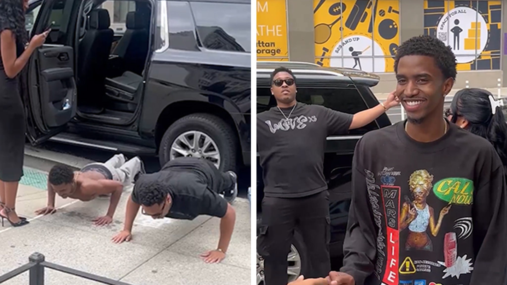 King Combs and Derrick Milano Celebrate Diddy Verdict by Doing Push-Ups