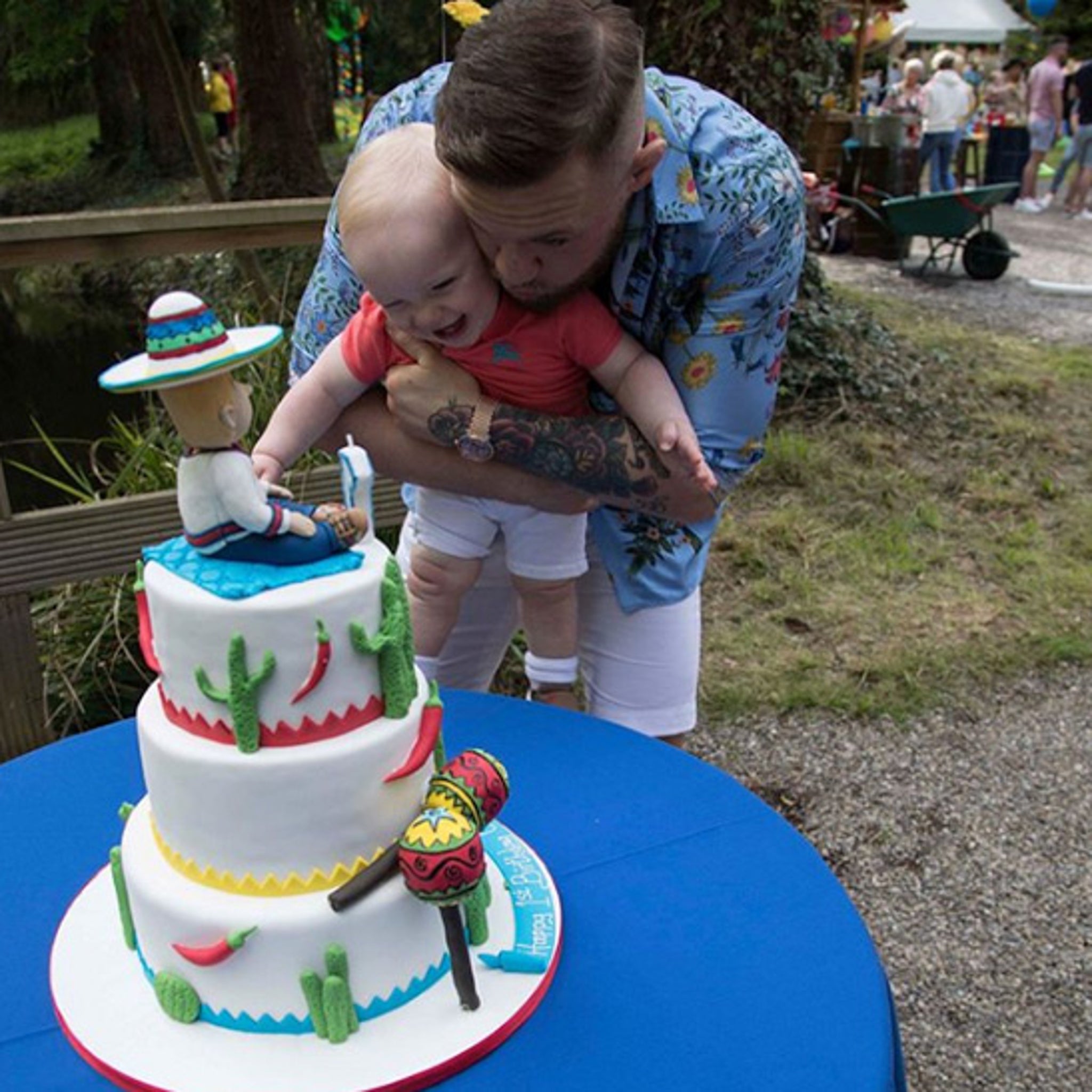 Conor Mcgregor Throws Giant Mexican Bash For Son S 1st Birthday