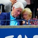 Bill Clinton Chats With Sex Therapist Dr. Ruth At Serena Williams' U.S. Open Match