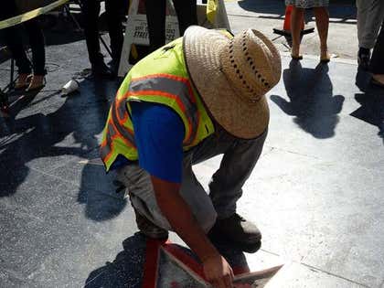 donald trump hollywood star fixed repaired photos-05