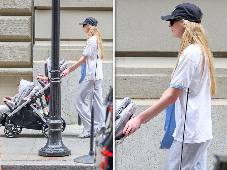 Sophie Turner Spending Time with Her Kids After Night Out with Taylor Swift