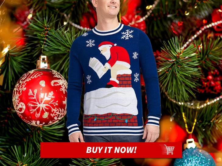 Blue-Pooping-Santa-Claus-Sweater-MAIN