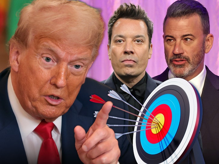 Donald Trump Jimmy Kimmel Jimmy Fallon Main Getty