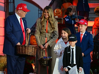 donald trump white house trick or treat getty 1
