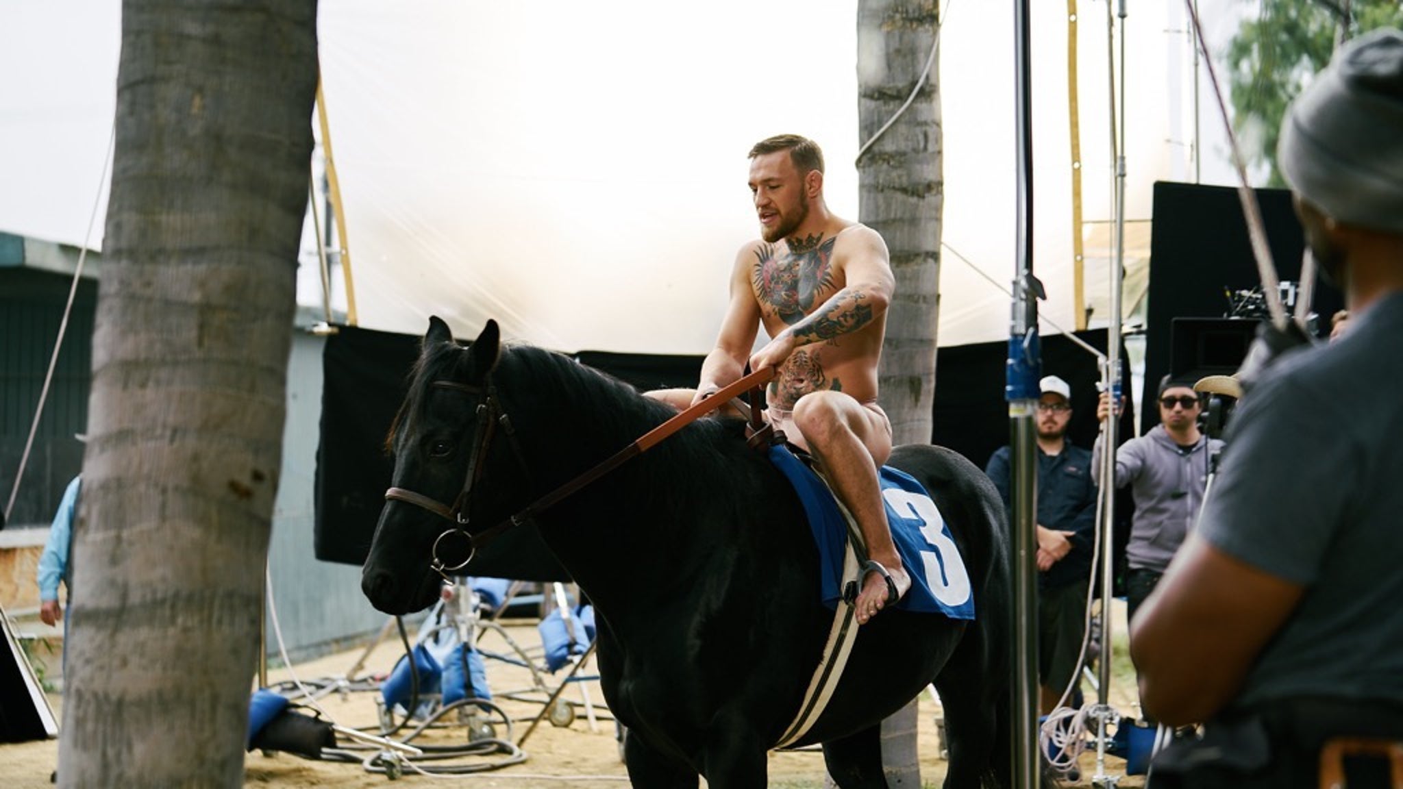 Conor McGregor Goes Stark Bullock Naked  On a Horse