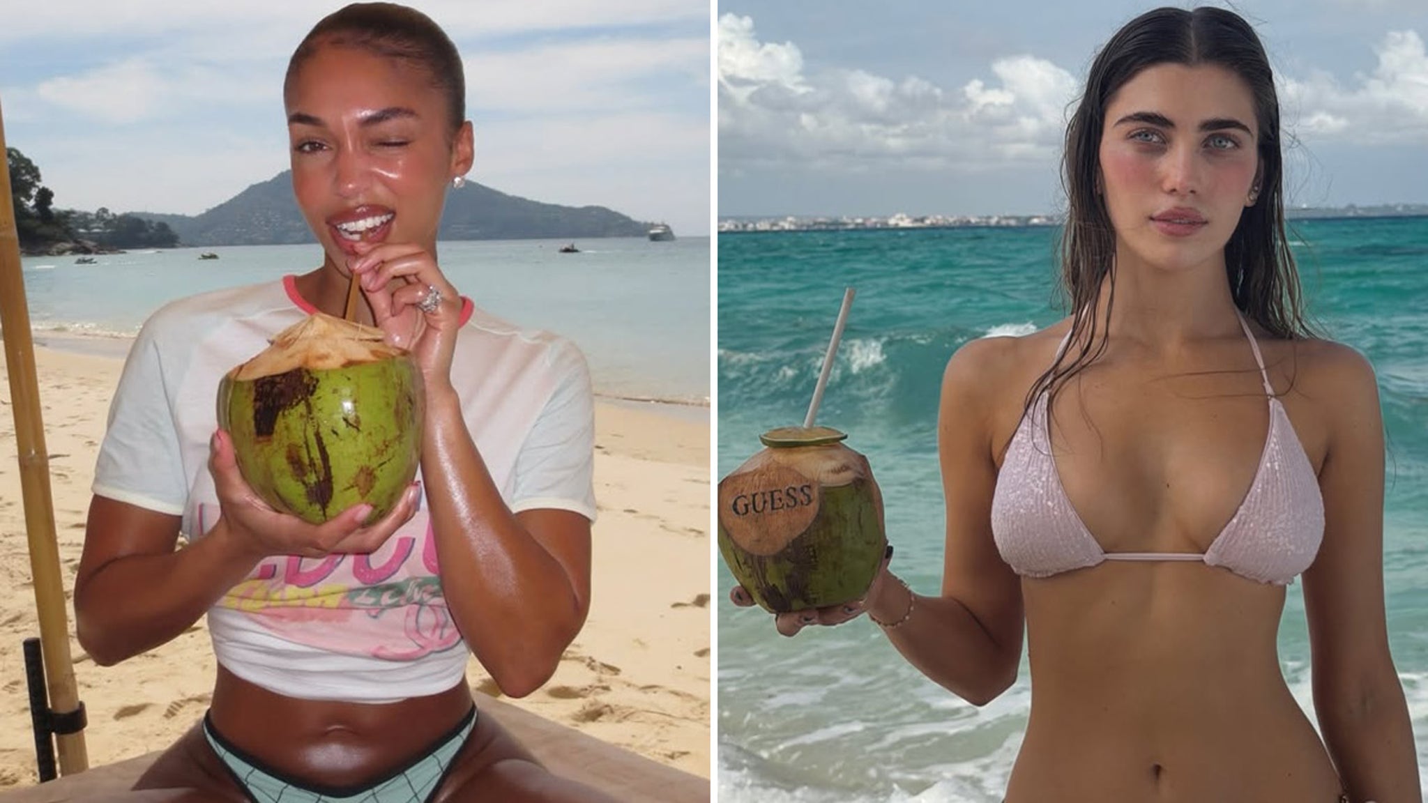 Bikini Babes Drive Fans Wild with Tropical Takedown!