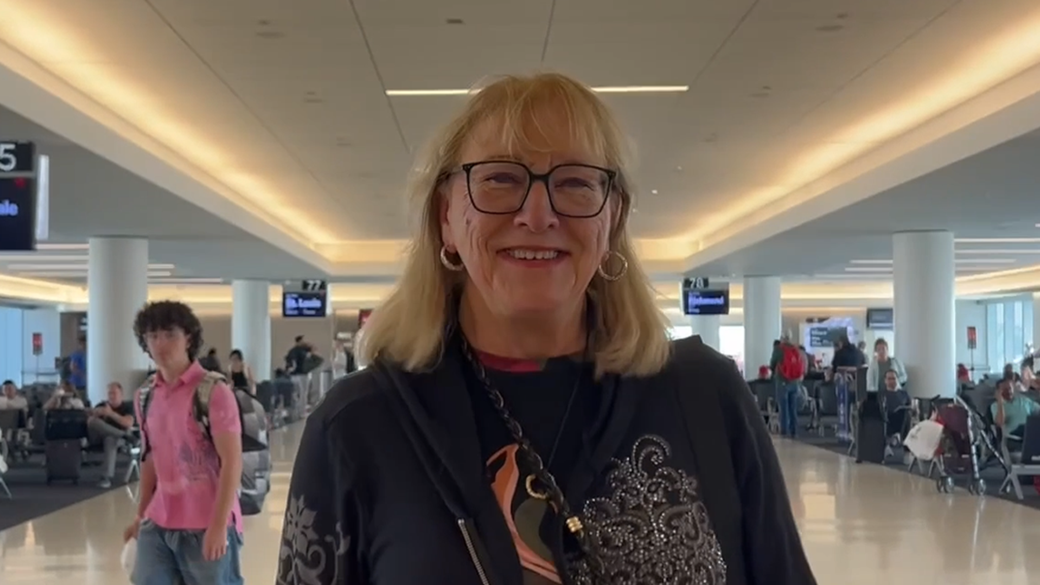 Donna Kelce Arrives In New York For Taylor Swift Wedding