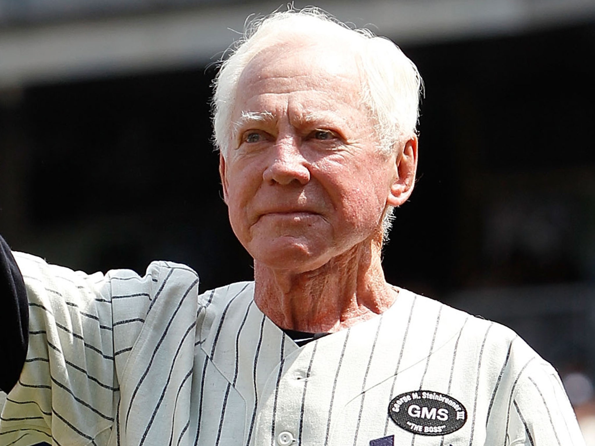 Whitey Ford Chairman Of The Board Signed New York Yankees Jersey