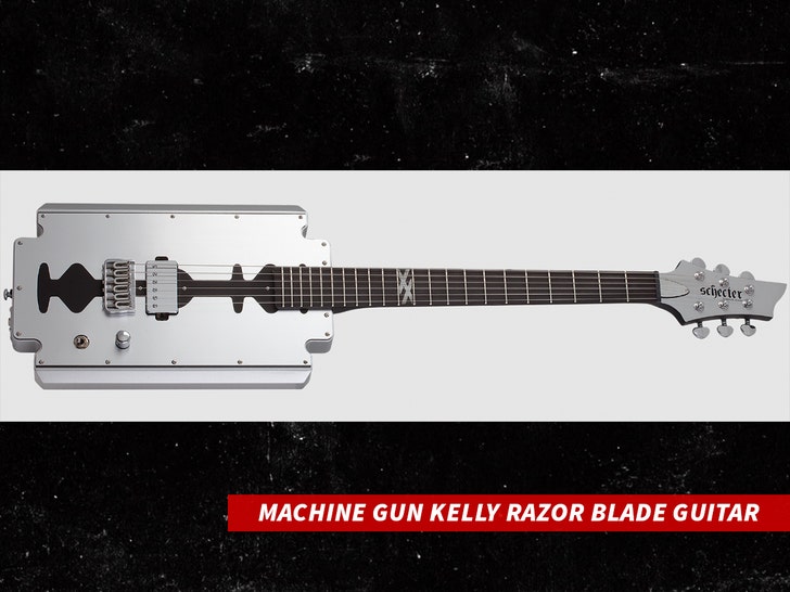 machine gun kelly razorblade guitar