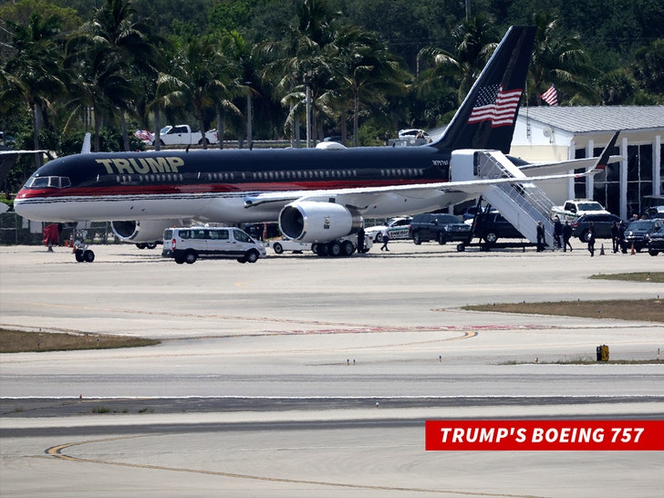 Donald Trump's Boeing plane