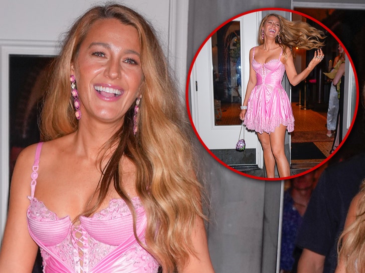 Blake Lively Turns Into Barbie at Movie Premiere After-Party in NYC