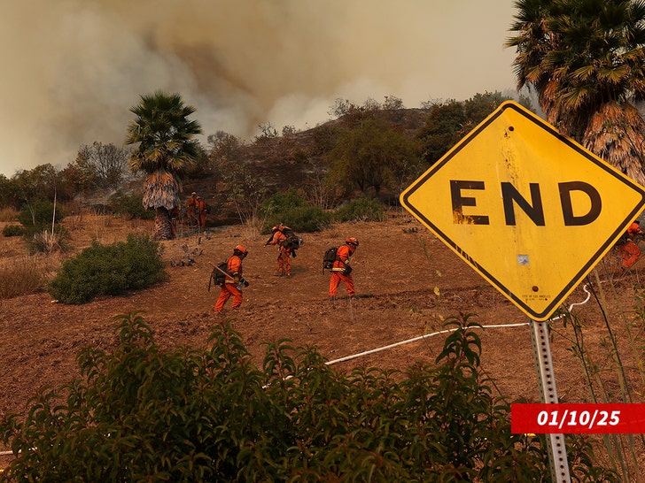 reclusos bomberos empalizadas presos