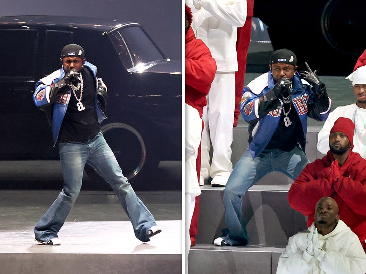 Kendrick Lamar Performs at Super Bowl LIX