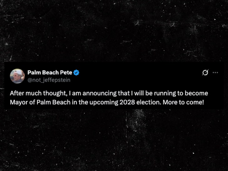 Palm Beach Pete Announces He s Running For Mayor In Palm Beach Florida Palm Beach Pete Announces He s Running For Mayor In Palm Beach Florida