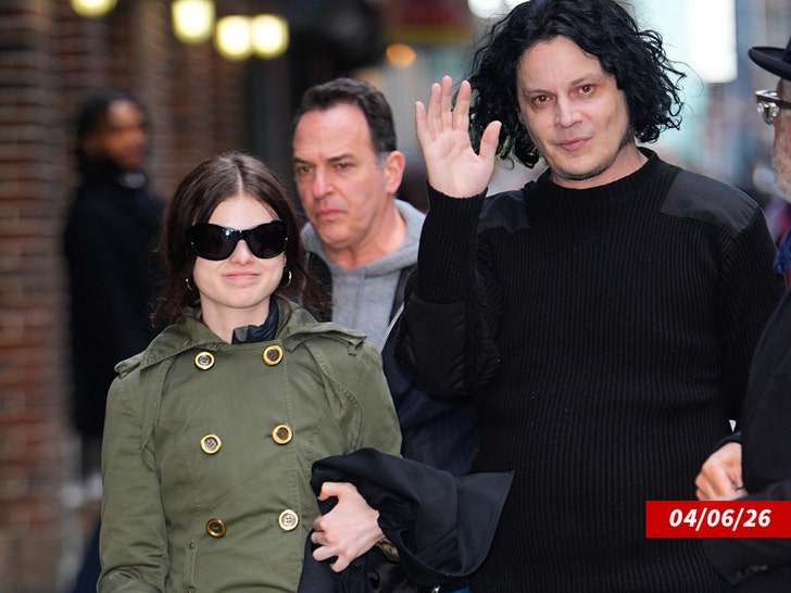 Jack White and Olivia Jean backgrid