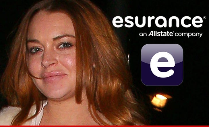 Lindsay Lohan -- I'm the Queen of Car Crashes So :: 0116-lindsay-lohan-esurance-1