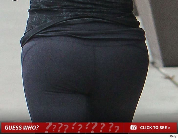 Guess Whose Yoga Butt -- See The Lucky Lycra